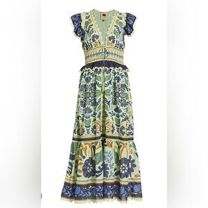 Farm Rio Ocean Suzanni Tapestry Dress